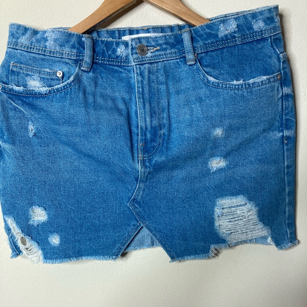 TRAFULUC DENIMWEER MINI SKIRT